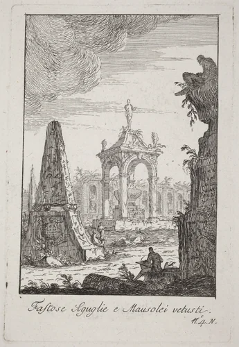 Fastose Aguglie e Mausolei vetusti by Giovanni Francesco Costa, print, 1767-1770