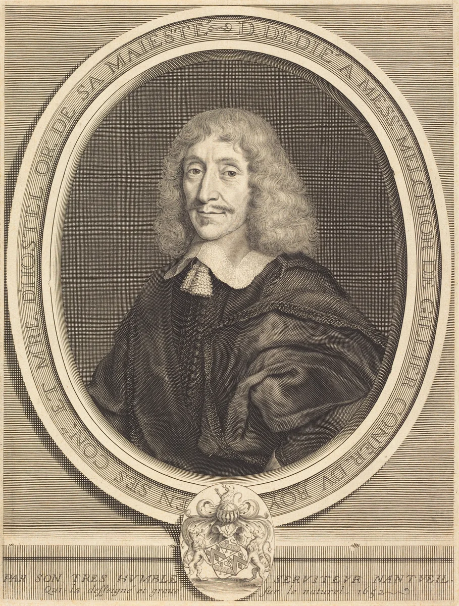 Melchior de Gillier by Robert Nanteuil, print, 1652
