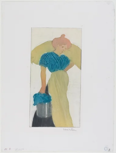 The Laundress by Théophile Alexandre Steinlen, print, 1898