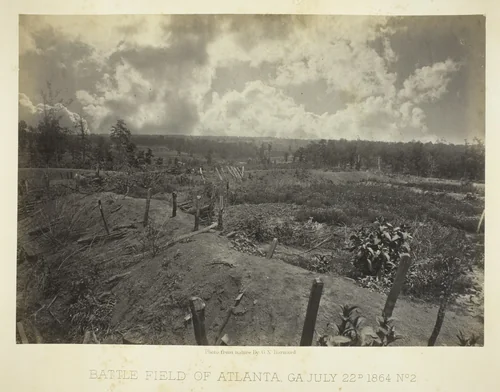 Battle Field of Atlanta, GA, No. 2 by George Barnard, photograph, 1864