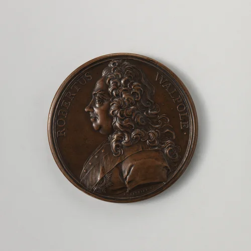 Robert Walpole, 2nd Earl of Orford (1701–1751) by Jacques-Antoine Dassier, metalwork, 1744