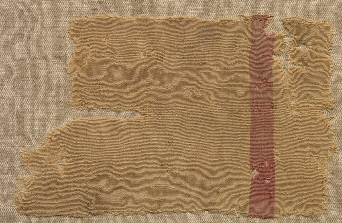 Wool Tapestry Fragment by Unknown, textile, 200-299