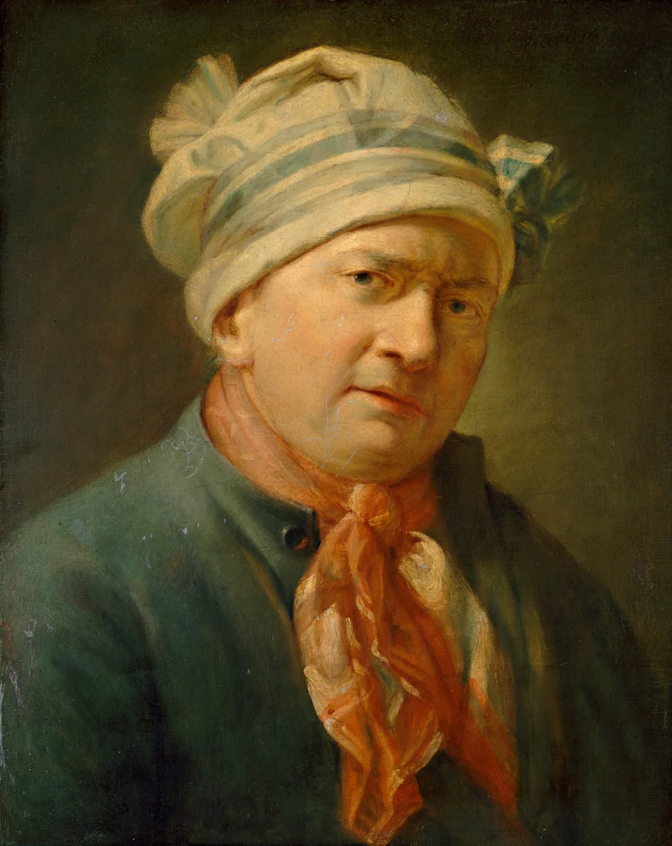 Portrait of a Man by Jean Siméon Chardin, painting, 1700-1799