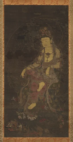 Water-moon Avalokiteshvara by Unidentified Artist, painting, 1300-1349