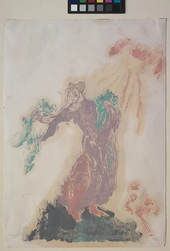 Flower Girl by Ellen Thesleff, print, 1925