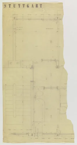 Weissenhof Apartment House, "The Dwelling" Exhibition, Stuttgart, Germany (Plan, apartment) by Ludwig Mies van der Rohe, mies van der rohe archive, 1926