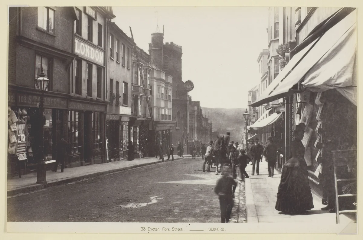 33 Exeter, Fore Street by Francis Bedford, photograph, 1860-1894