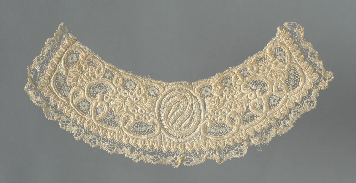 Cuff by England or France, textile, 1850-1875