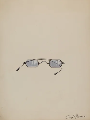 Spectacles by Frank Nelson, index of american design, 1936