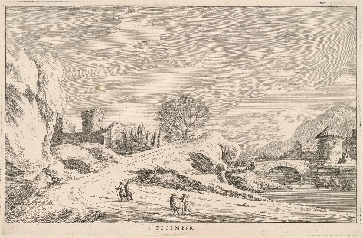 December by Ludovico Mattioli, print, 1662-1747