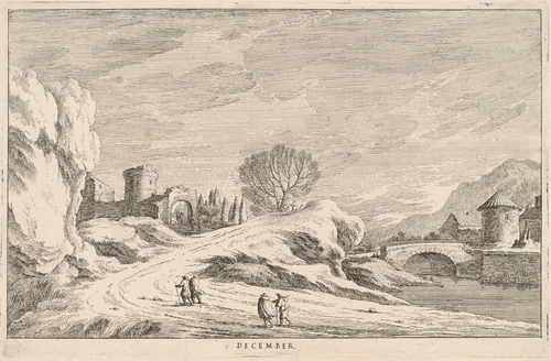 December by Ludovico Mattioli, print, 1662-1747