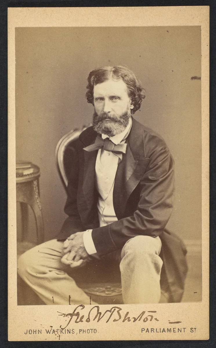 [Frederic William Burton] by John and Charles Watkins, photograph, 1860-1869