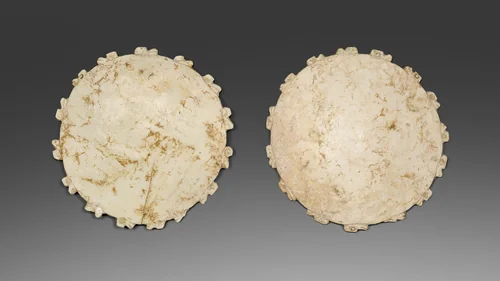 Ear Spools by Colima or Jalisco, metalwork, -200-200