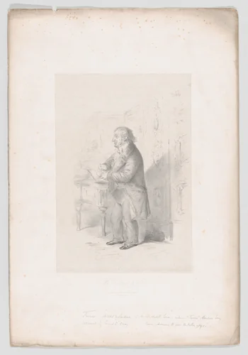 The Fallacy of Hope by Alfred Guillaume Gabriel D'Orsay, print, 1851