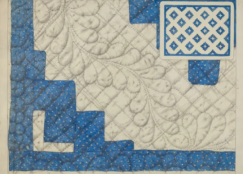 Pieced Quilt by Maud M Holme, index of american design, 1936