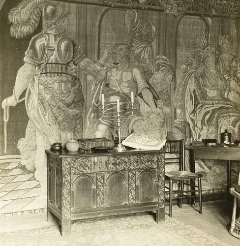 Kelmscott Manor: Tapestry Details by Frederick Evans, photograph, 1896