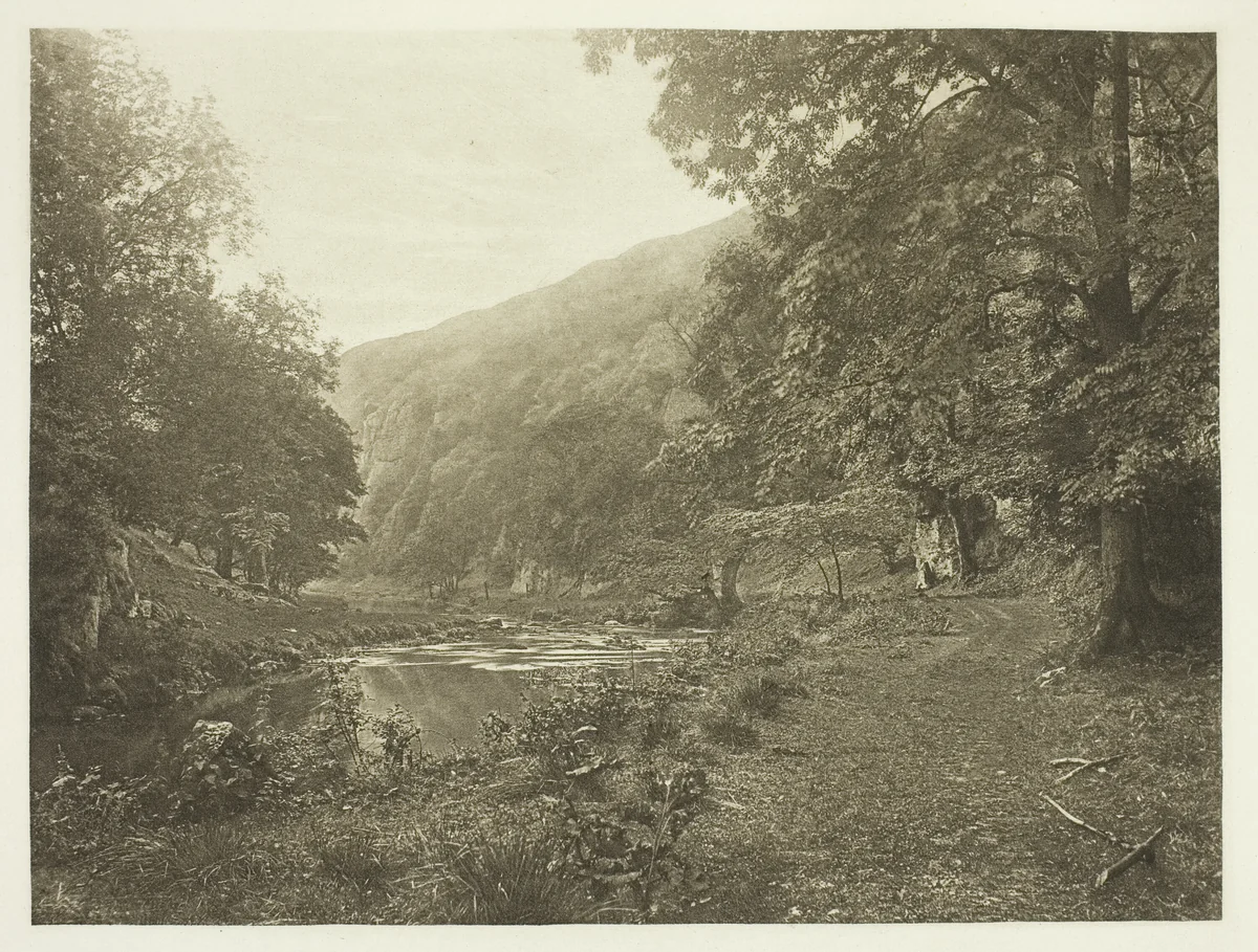 In Dove Dale by Peter Henry Emerson, print, 1880-1888