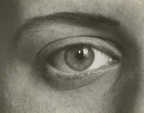 The Right Eye of My Daughter Sigrid by August Sander, photograph, 1928