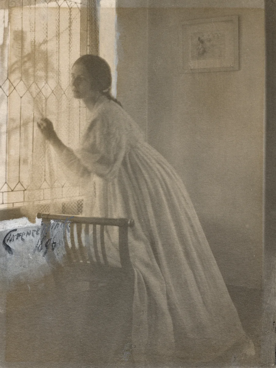 At the Window by Clarence H. White, photograph, 1896