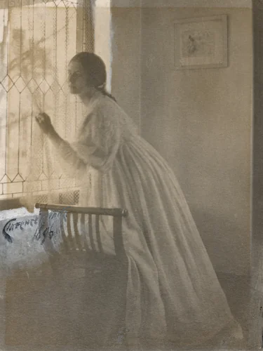 At the Window by Clarence H. White, photograph, 1896