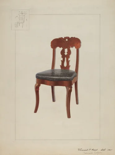 Chair by Vincent P. Rosel
Edward L. Loper, index of american design, 1937