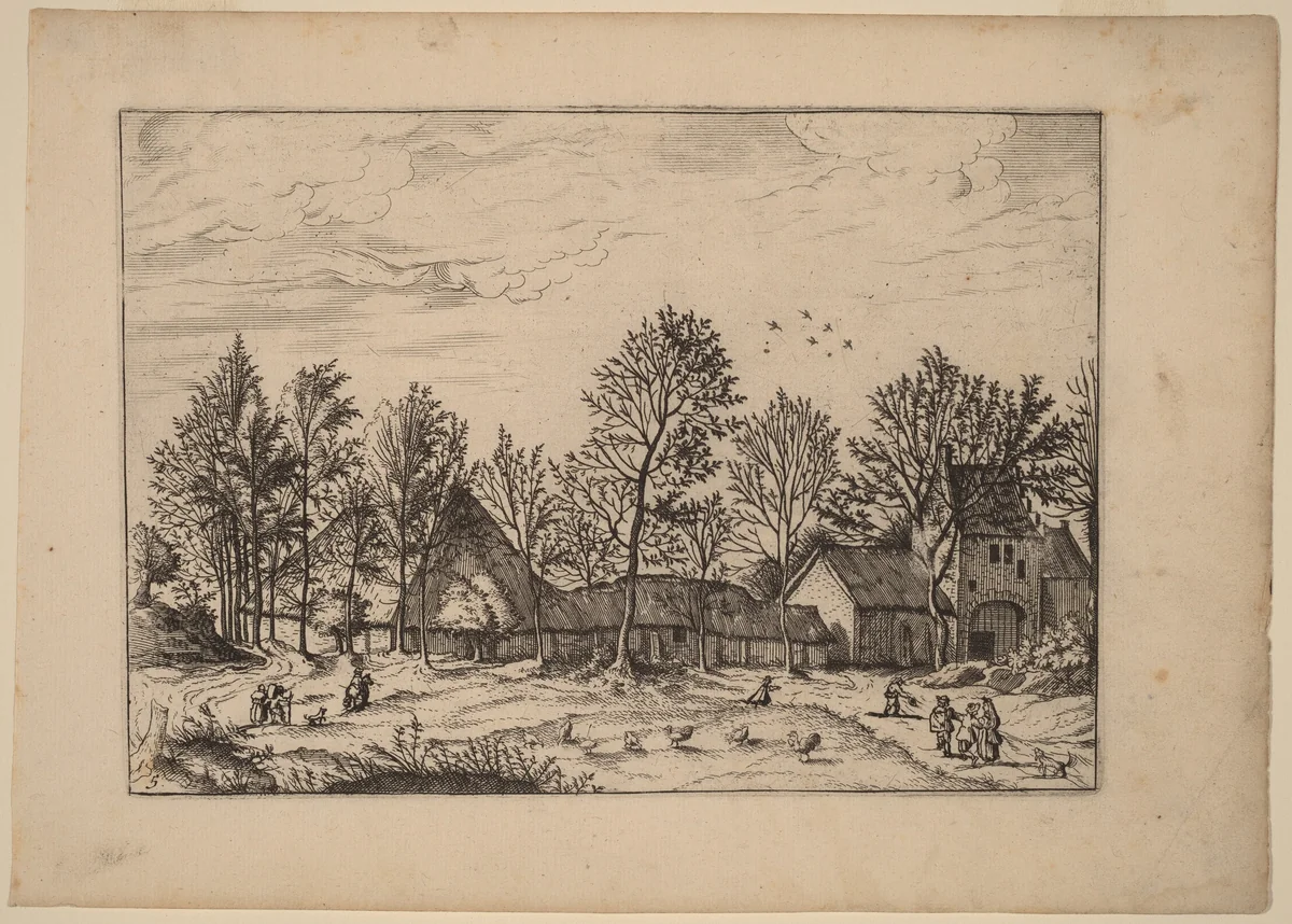 Farm with Gateway by Lucas van Doetechum
Johannes van Doetechum the Elder
Master of the Small Landscapes, print, 1605