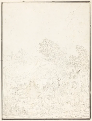 Noce de Village (Village Wedding) by Charles-Melchior Descourtis; Nicolas Antoine Taunay, print, 1785