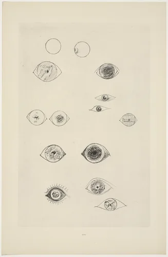 Solar Currency-System (Système de monnaie solaire) from Natural History (Histoire naturelle) by Max Ernst, print, 1925
