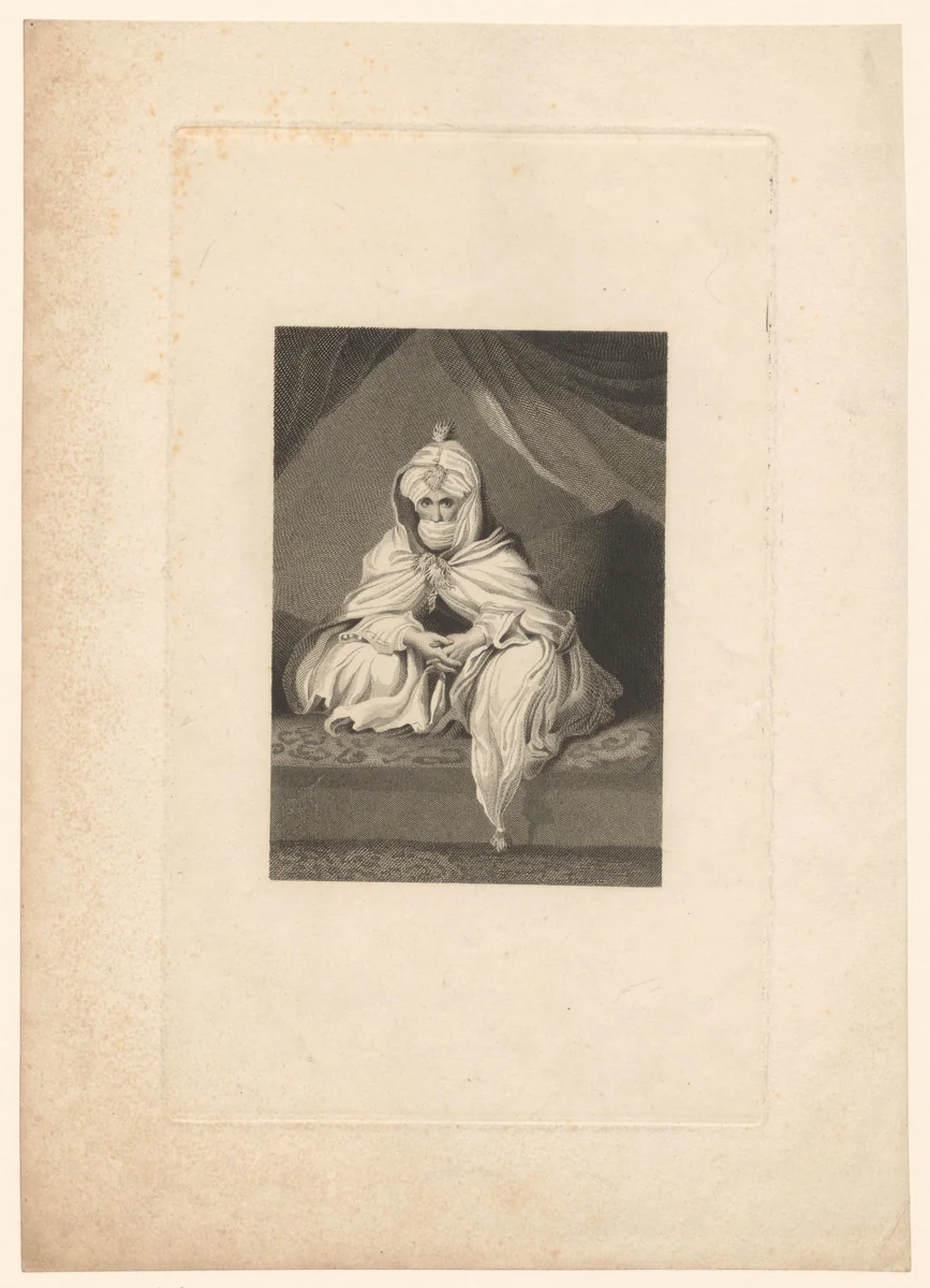 Portret van Muhammad al-Amin al-Kanemi by Edward Finden, print, 1827