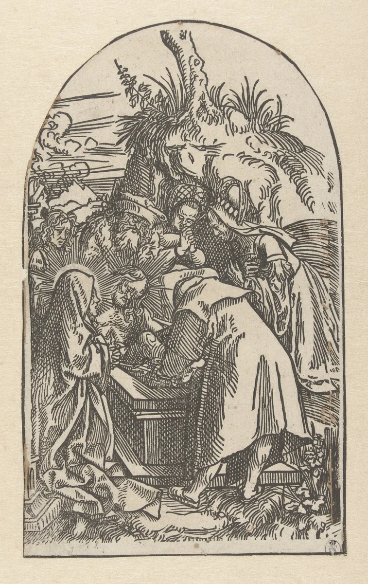 Graflegging by Jacob Cornelisz van Oostsanen, print, 1507
