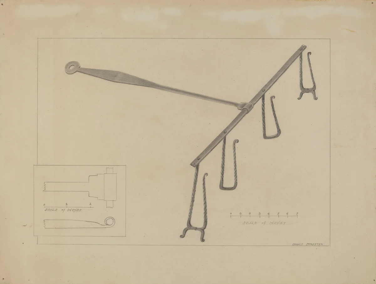 Bread Toaster by Donald Streeter, index of american design, 1937