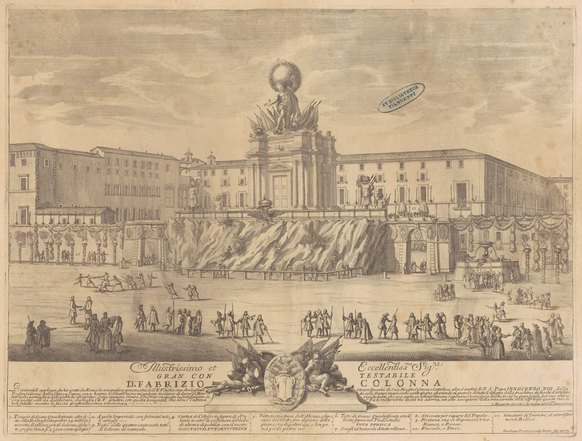 An Album of Prints of the Roman Festival of the Chinea by Various artists, volume, 1722-1749