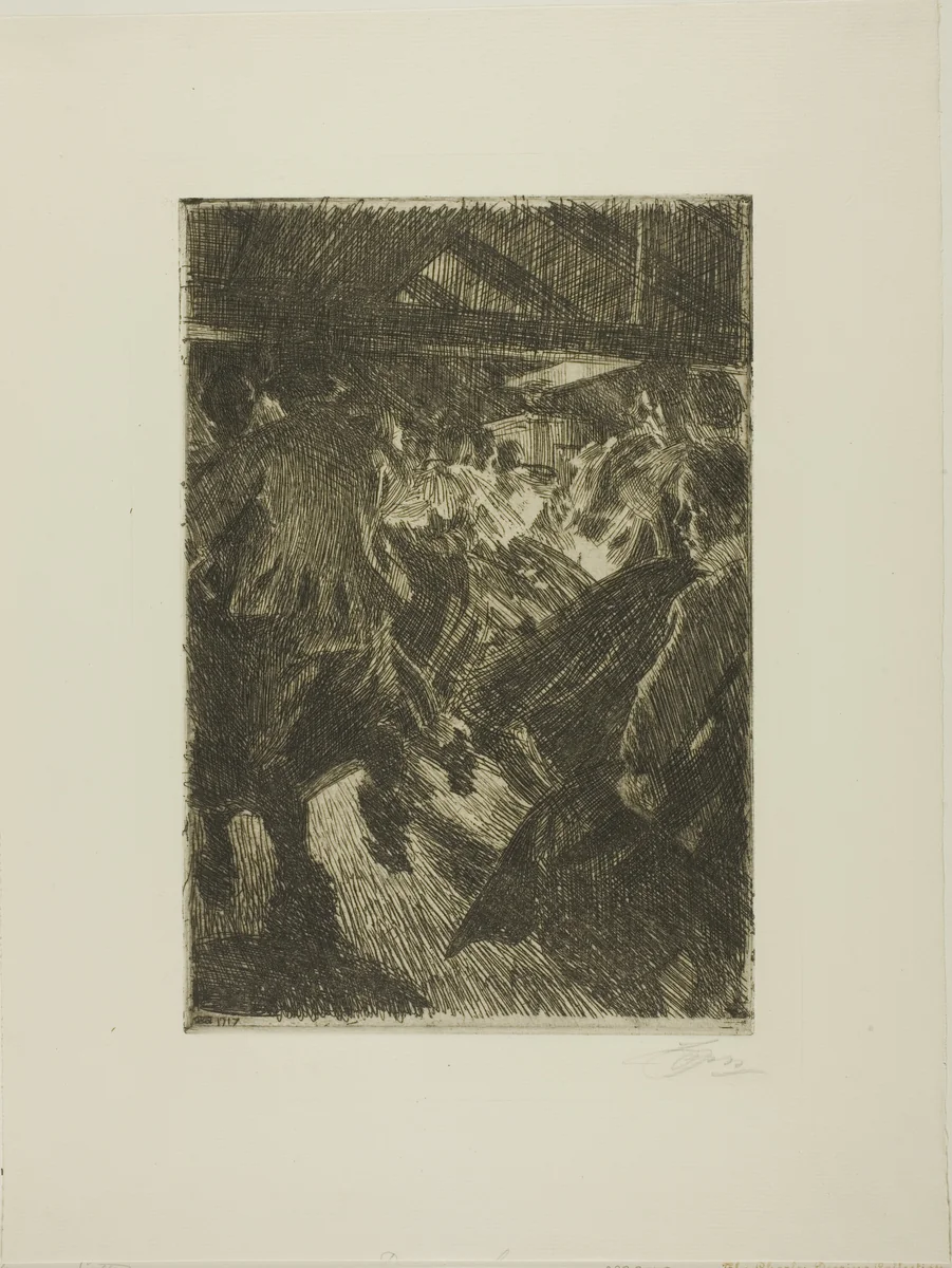 Gopsmor Cottage by Anders Zorn, print, 1917