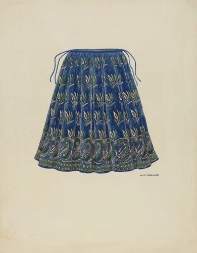 Skirt by Randolph F. Miller, index of american design, 1936