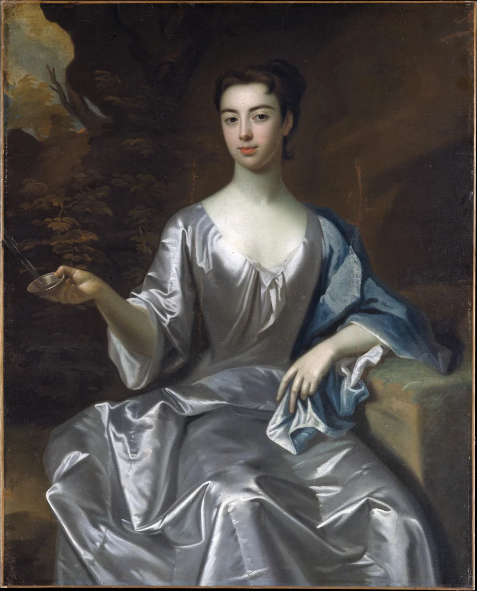 Portrait of a Woman, Called Maria Taylor Byrd by Sir Godfrey Kneller, artwork, 1700-1725