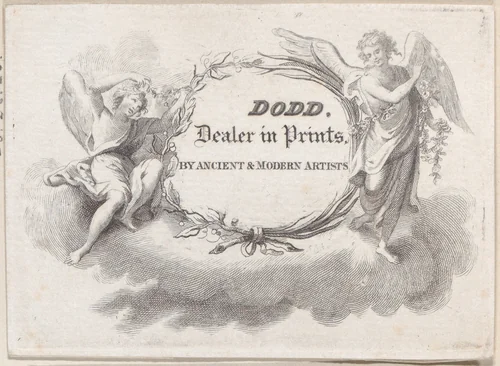 Trade Card for Dodd, Dealer by anonymous, print, 1800-1900