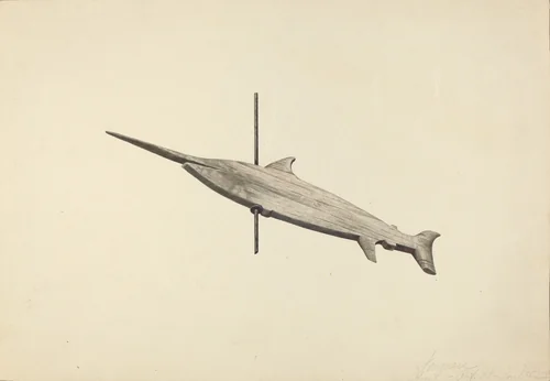 Weather Vane by Donald Donovan, index of american design, 1937
