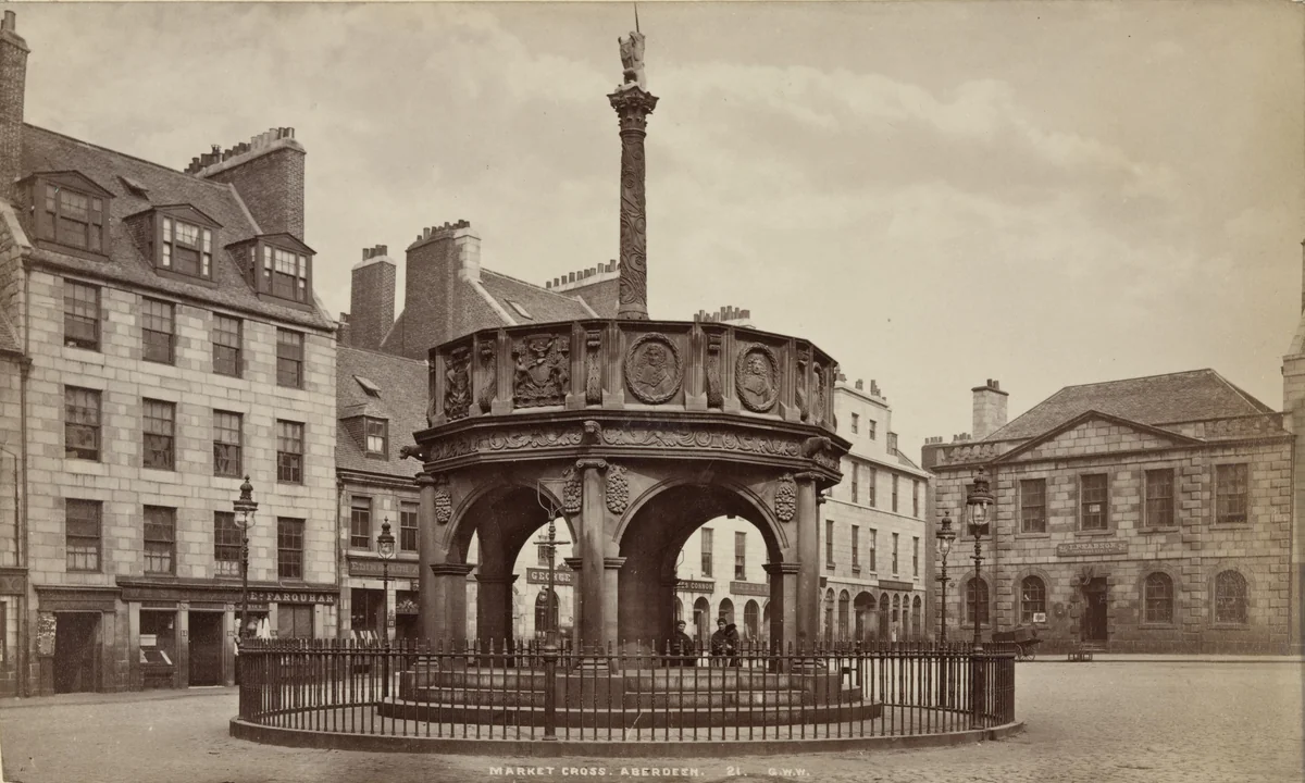 Market Cross, Aberdeen by George Washington Wilson, photograph, 1875