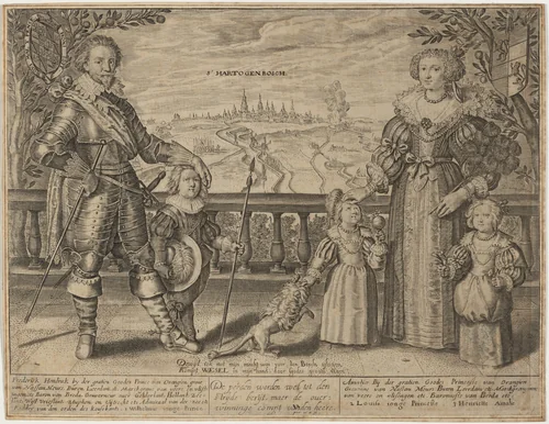 Family of Frederick Henry, Prince of Orange by Unknown 19th Century, print, 1800-1899