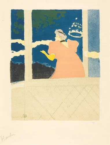 At the Ambassadeurs (Aux Ambassadeurs) by Henri de Toulouse-Lautrec, print, 1894