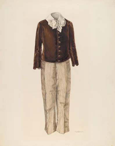 Boy's Suit by Ruggiero Pierotti, index of american design, 1935-1942
