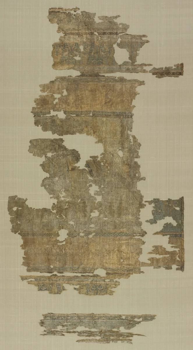Silk fragments by Unknown, textile, 1000-1199