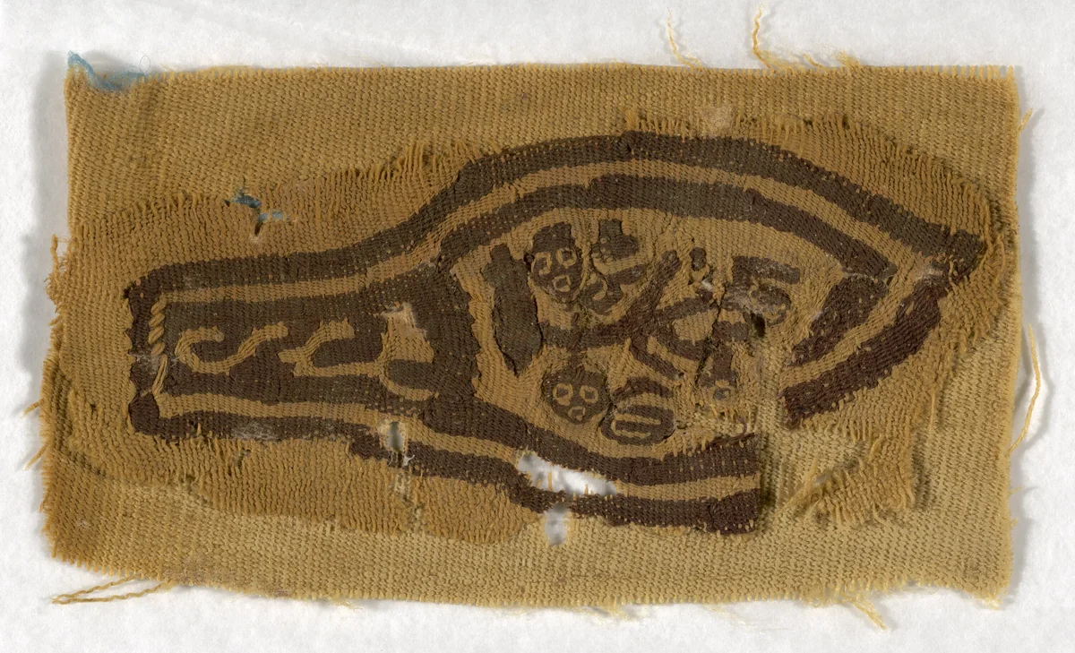 Panel by Coptic Egypt, textile, 401-600