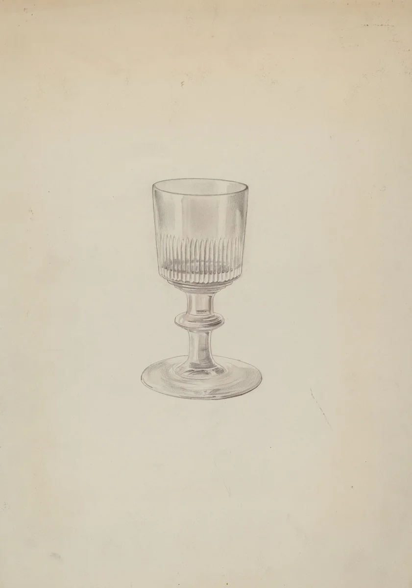 Glass by Lillian Causey, index of american design, 1937