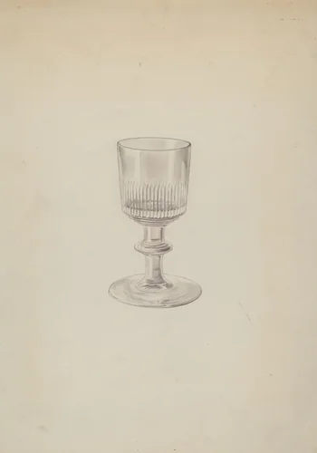 Glass by Lillian Causey, index of american design, 1937