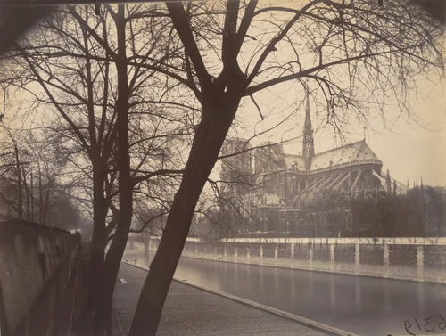 Notre-Dame by Eugène Atget, photograph, 1922