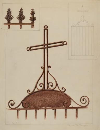Cross by Manuel G. Runyan, index of american design, 1937