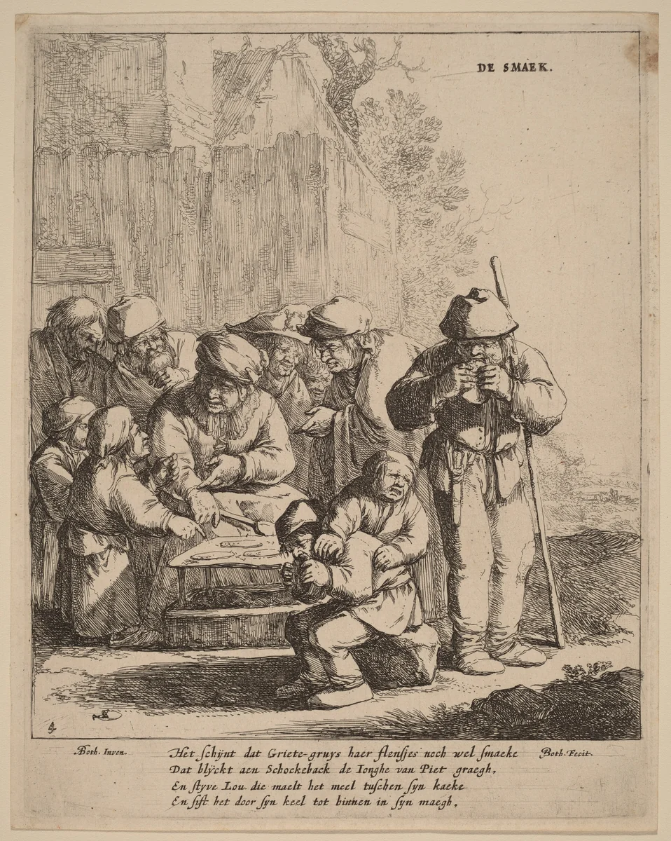 De Smaek (Taste) by Jan Both, print, 1615-1652