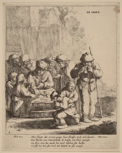 De Smaek (Taste) by Jan Both, print, 1615-1652