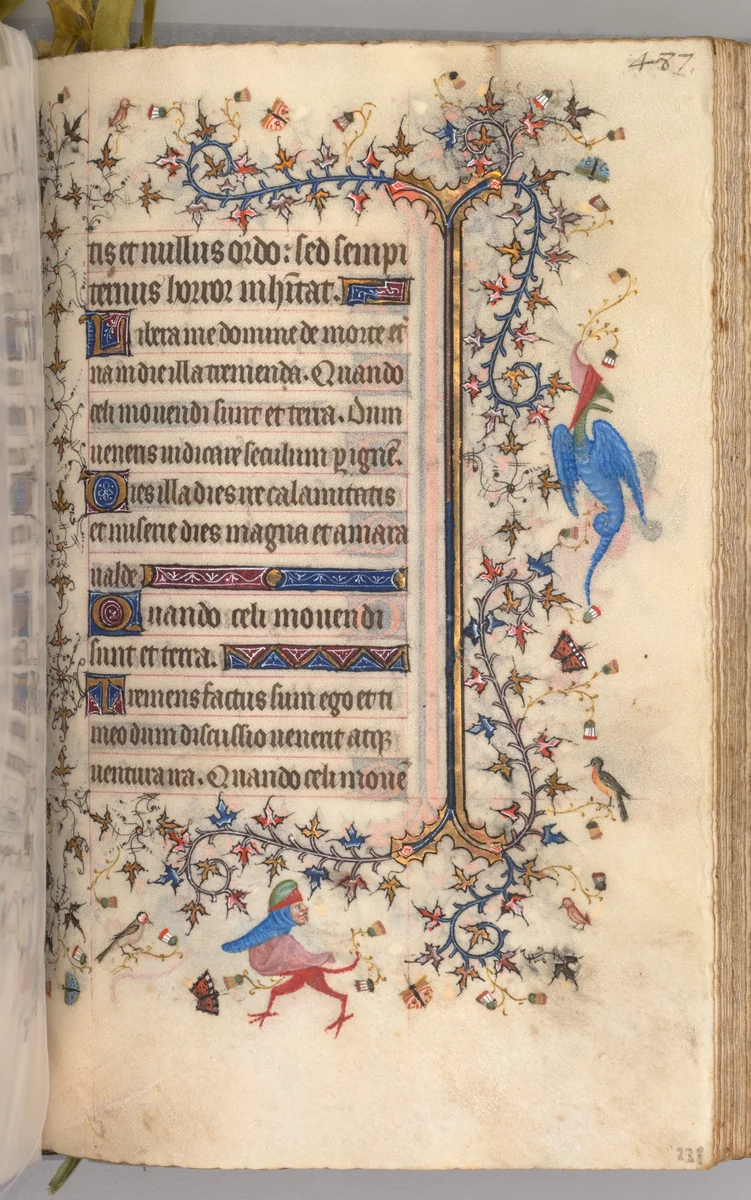 Hours of Charles the Noble, King of Navarre (1361-1425): fol. 238r, Text by Master of the Brussels Initials and Associates, book, 1400-1410